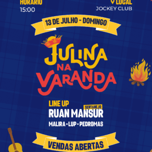 13/07 JULINA NA VARANDA 🤠