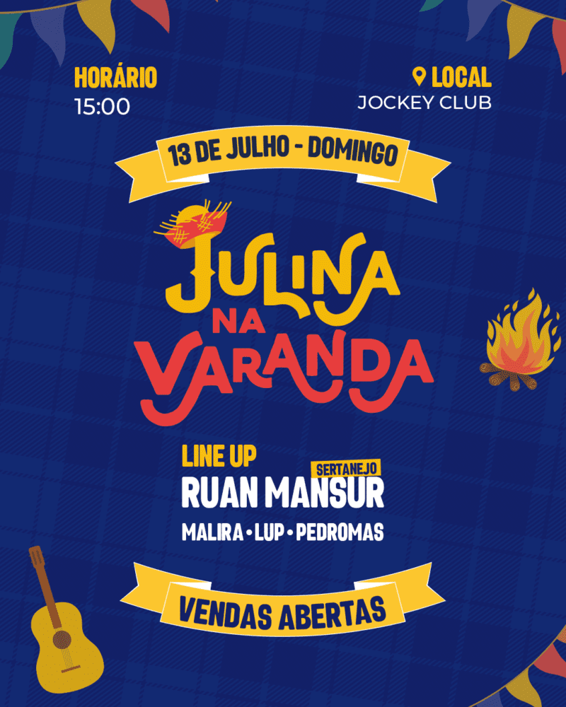 13/07 JULINA NA VARANDA 🤠
