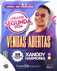 19/01 🥁 *XANDY HARMONIA*