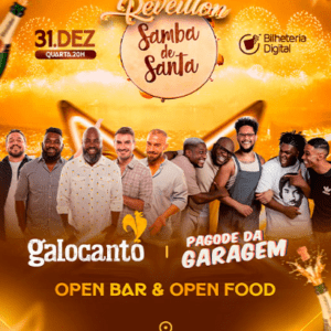 31/12 *🥁 RÉVEILLON DO SAMBA DE SANTA*