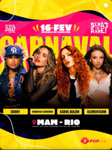 16/02 ✨ *Rio de Carnaval SeráQAbre? com Wanessa Camargo, Carol Biazin e Ebony* ✨