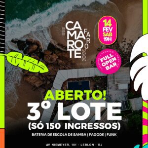 14/02 🥁 Camarote Faro