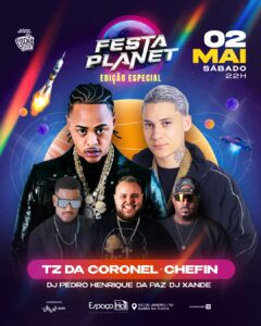 02/05 🎉 FESTA PLANET no ESPAÇO HALL