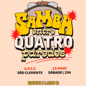 🥁 SAMBA ENTRE 4 PAREDES 23/05