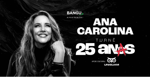 🥁 Ana Carolina - Turnê 25 Anas 20/06