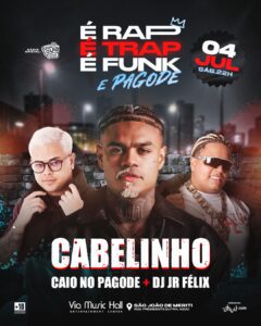 04/07 🥁 Cabelinho, Jr Felix e Caio no Pagode