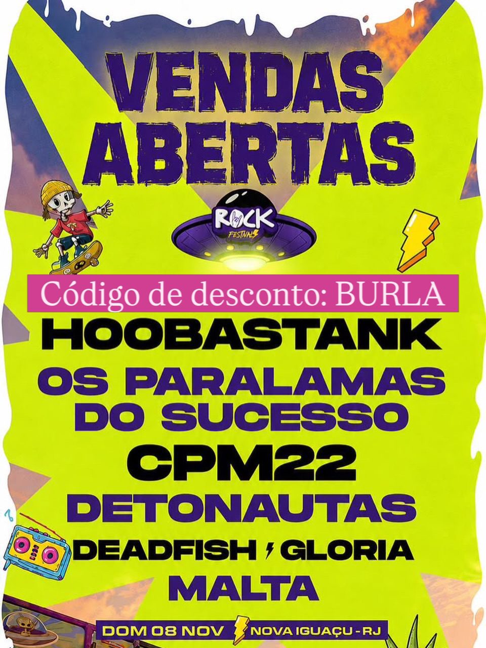 🎸 ROCK FESTIVAL NOVA IGUAÇU 2026 08/11