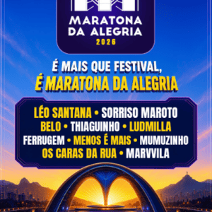 🥁 MARATONA DA ALEGRIA 2026 07/11