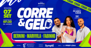 🥁 Corre & Gelo 07/09