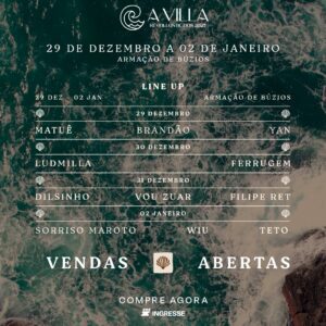 🐚REVEILLON AREIA BUZIOS 29 a 02/01