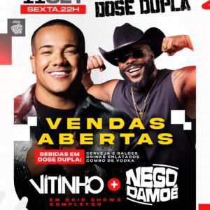 🥁 Vitinho e Nego Damoé dose dupla 11/09
